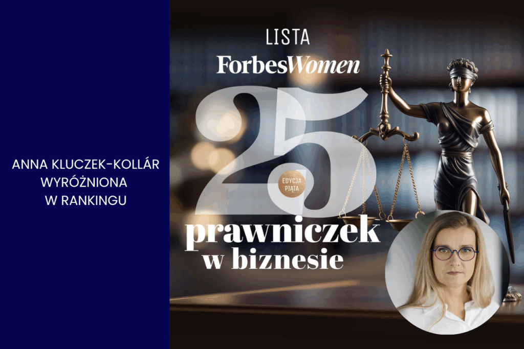 Ranking Forbes Women Polska kancelaria LO:ME Anna Kluczek Kollar